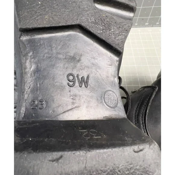 Vintage US Army Combat Jump Boots Lug Sole Men’s 9 Wide (EE) 1980’s Leather - Picture 9 of 9